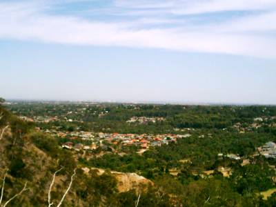 Blick auf Adelaide